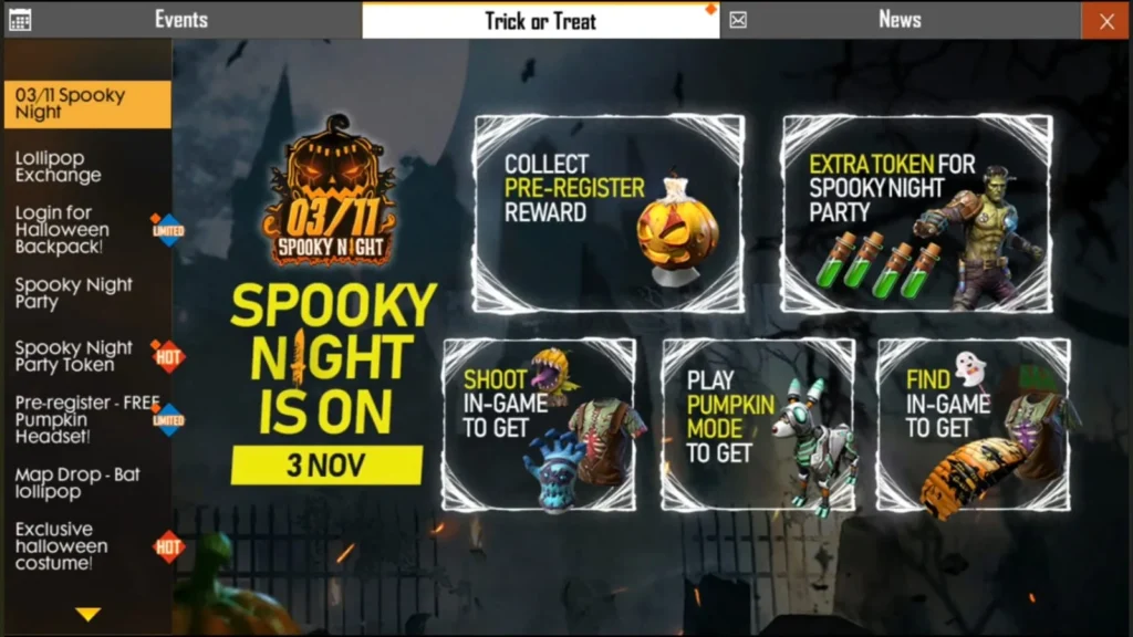 Spooky Night Event